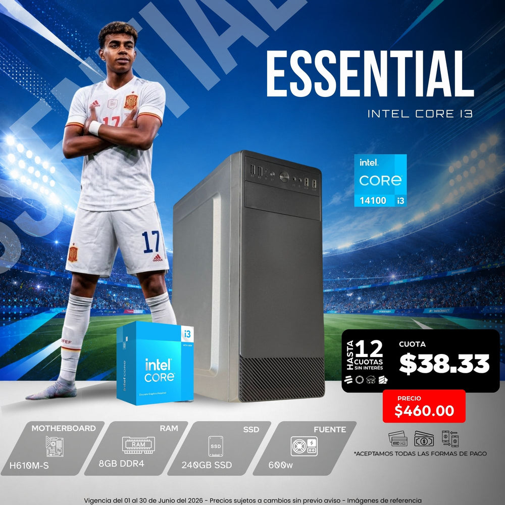 CPU Essential Intel Core i3 14va