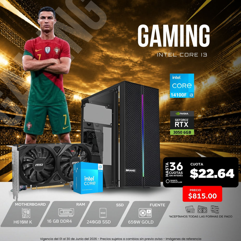CPU Gaming Intel Core i3 14va