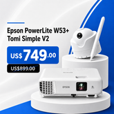 Proyector Epson PowerLite W53 y Tomi Simple V2