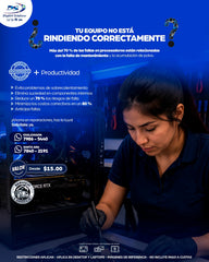Mantenimiento Preventivo y Correctivo para Laptops y Desktops