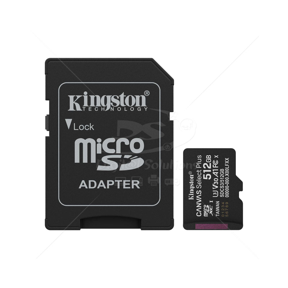 Memoria MicroSD KINGSTON SDCS3 de 512GB