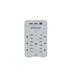 Tomacorriente Forza FWT-631USBC 6 Sal 3USB