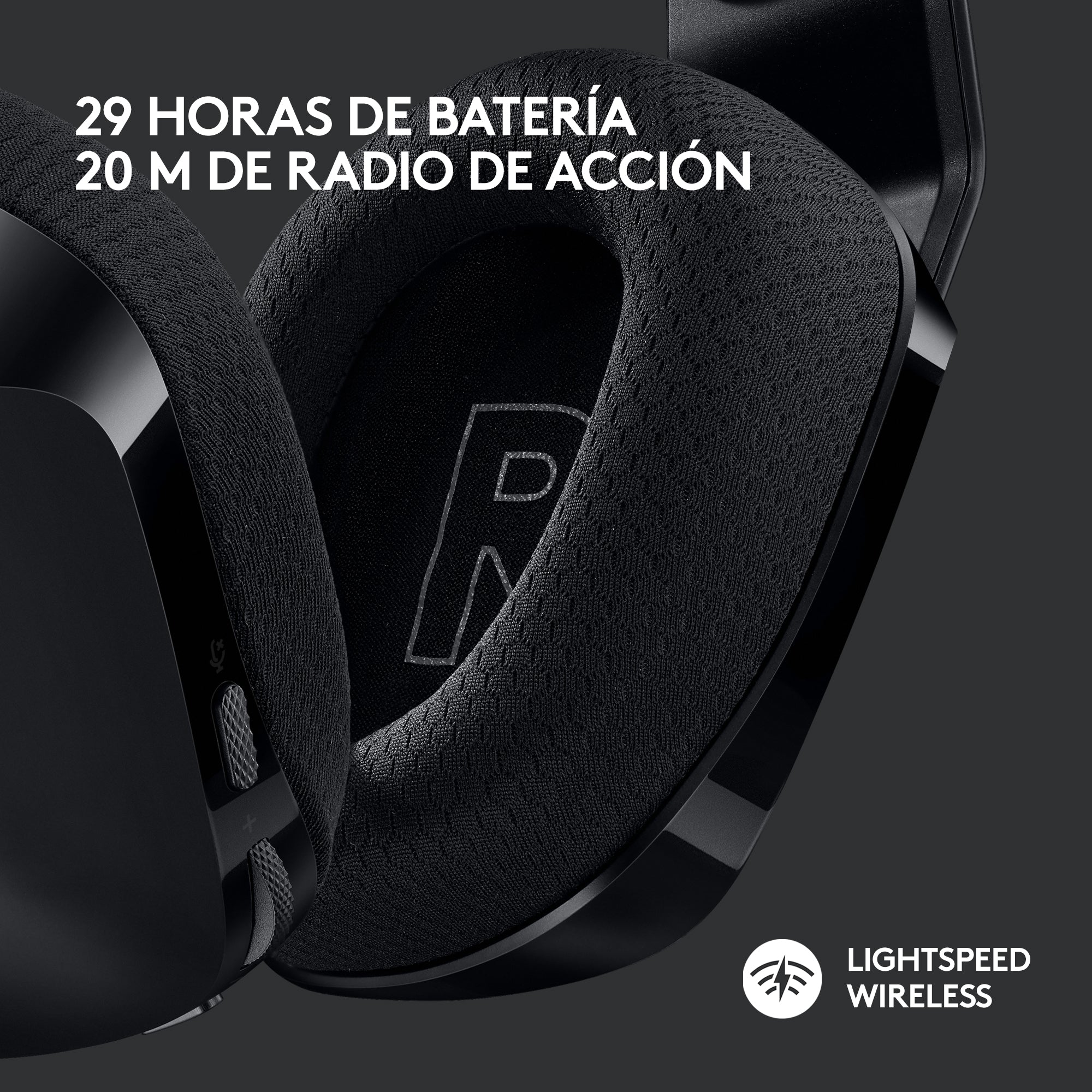 Audífonos G733 con micrófono inalámbricos LIGHTSPEED RGB para gaming