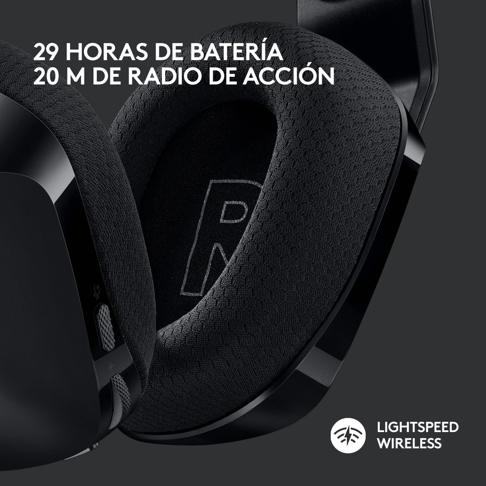 Audífonos G733 con micrófono inalámbricos LIGHTSPEED RGB para gaming