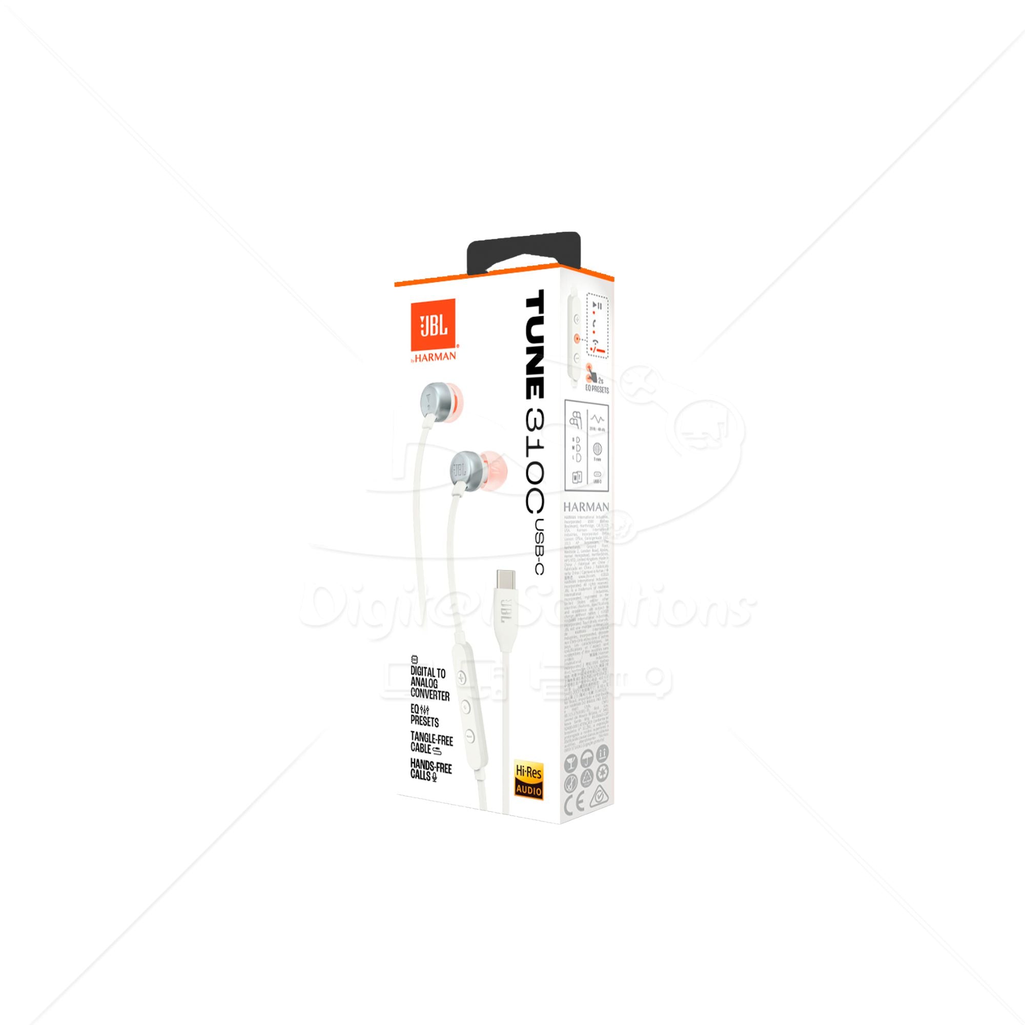 Audífonos con Micrófono JBL Tune 310C Bk