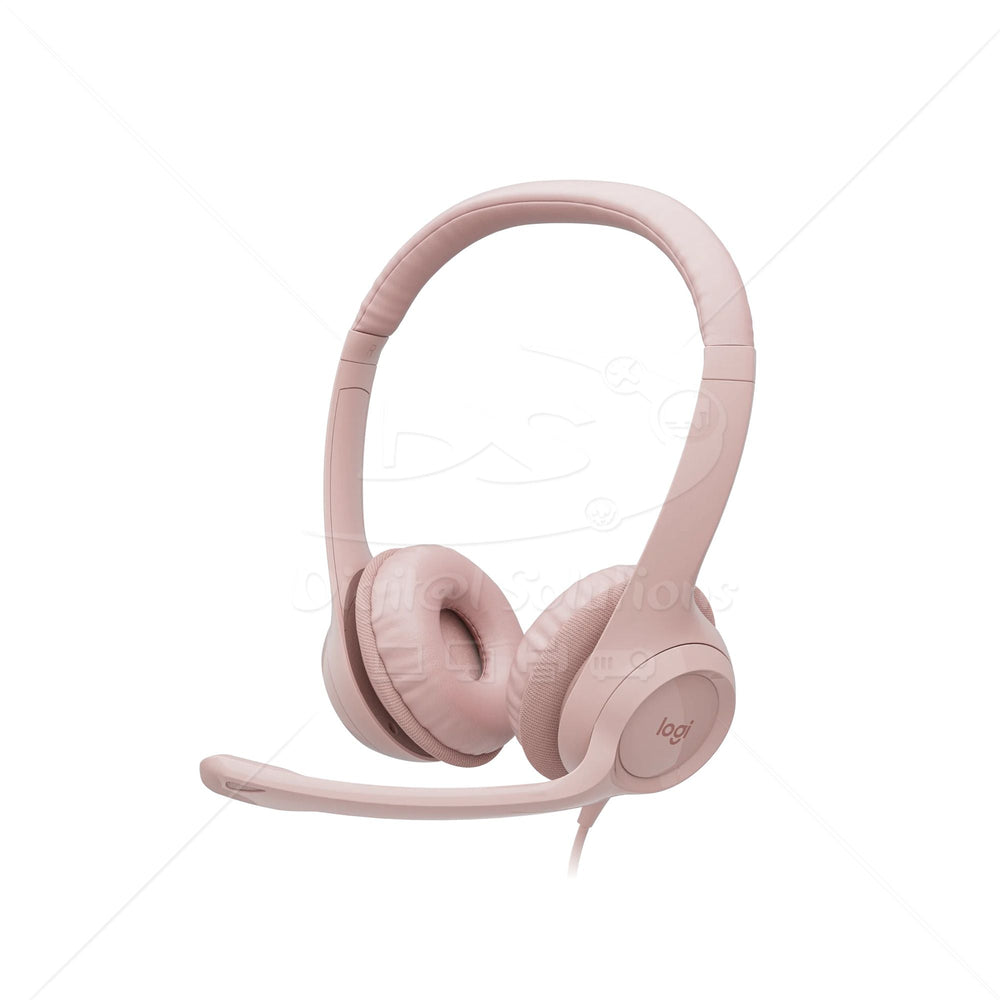 Audífonos con micrófono y cable H390 de Logitech tipo A