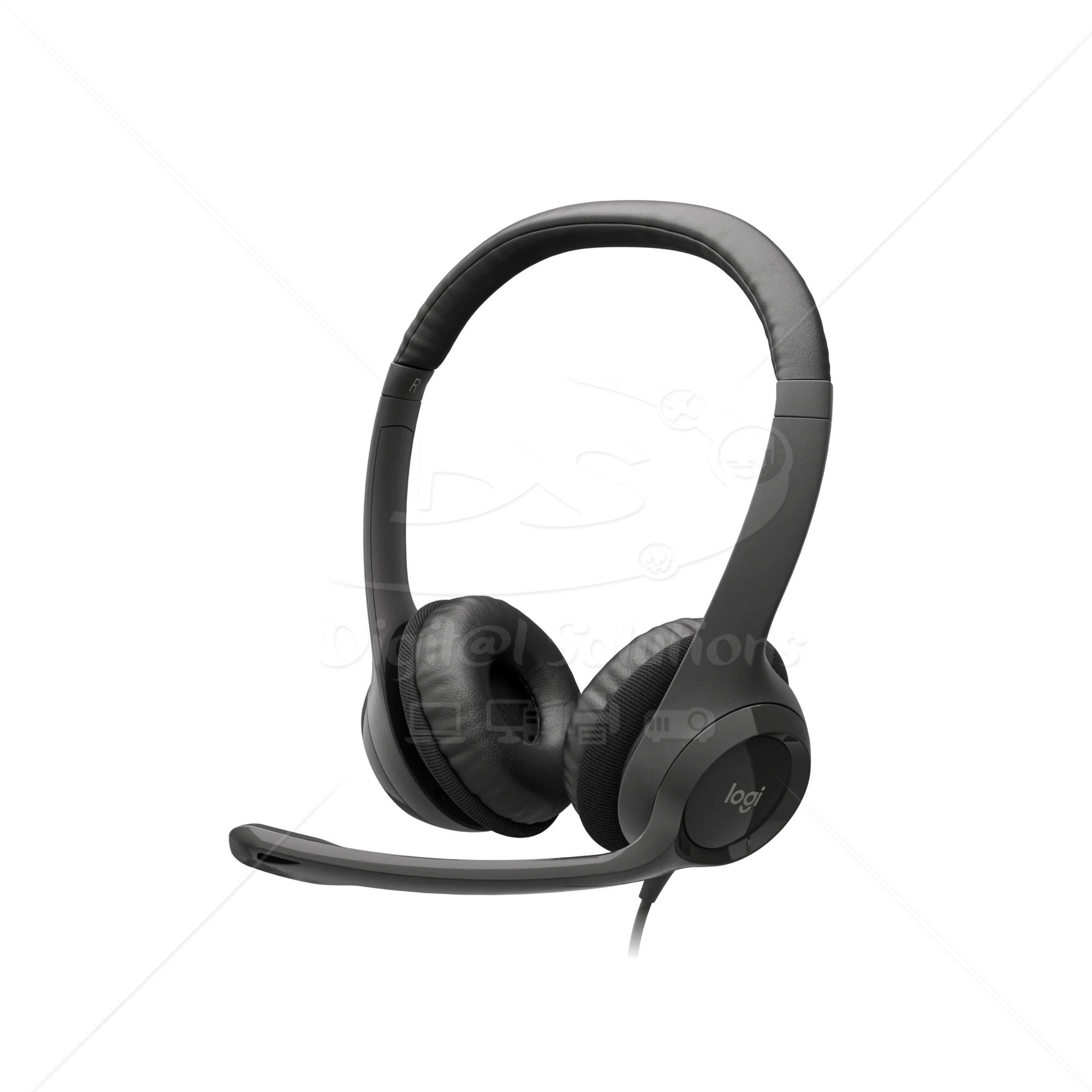 Audífonos con micrófono y cable H390 de Logitech tipo A
