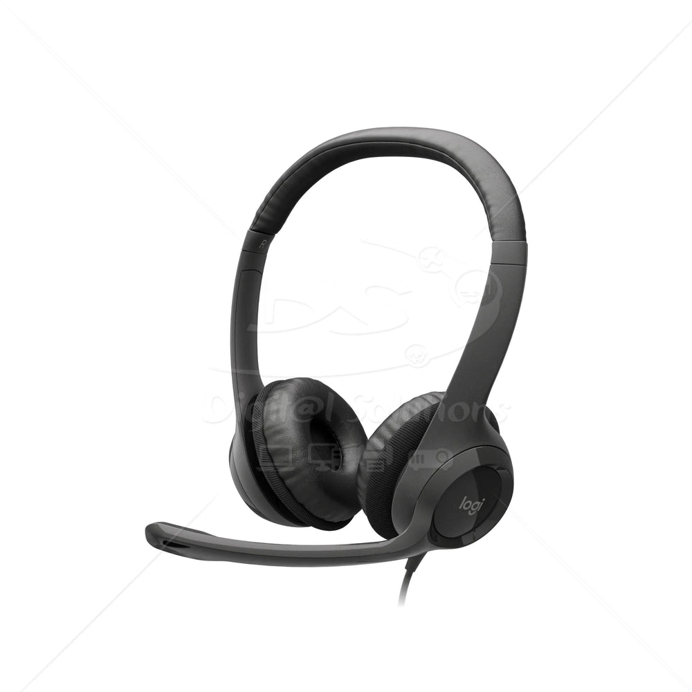 Audífonos con micrófono y cable H390 de Logitech tipo A