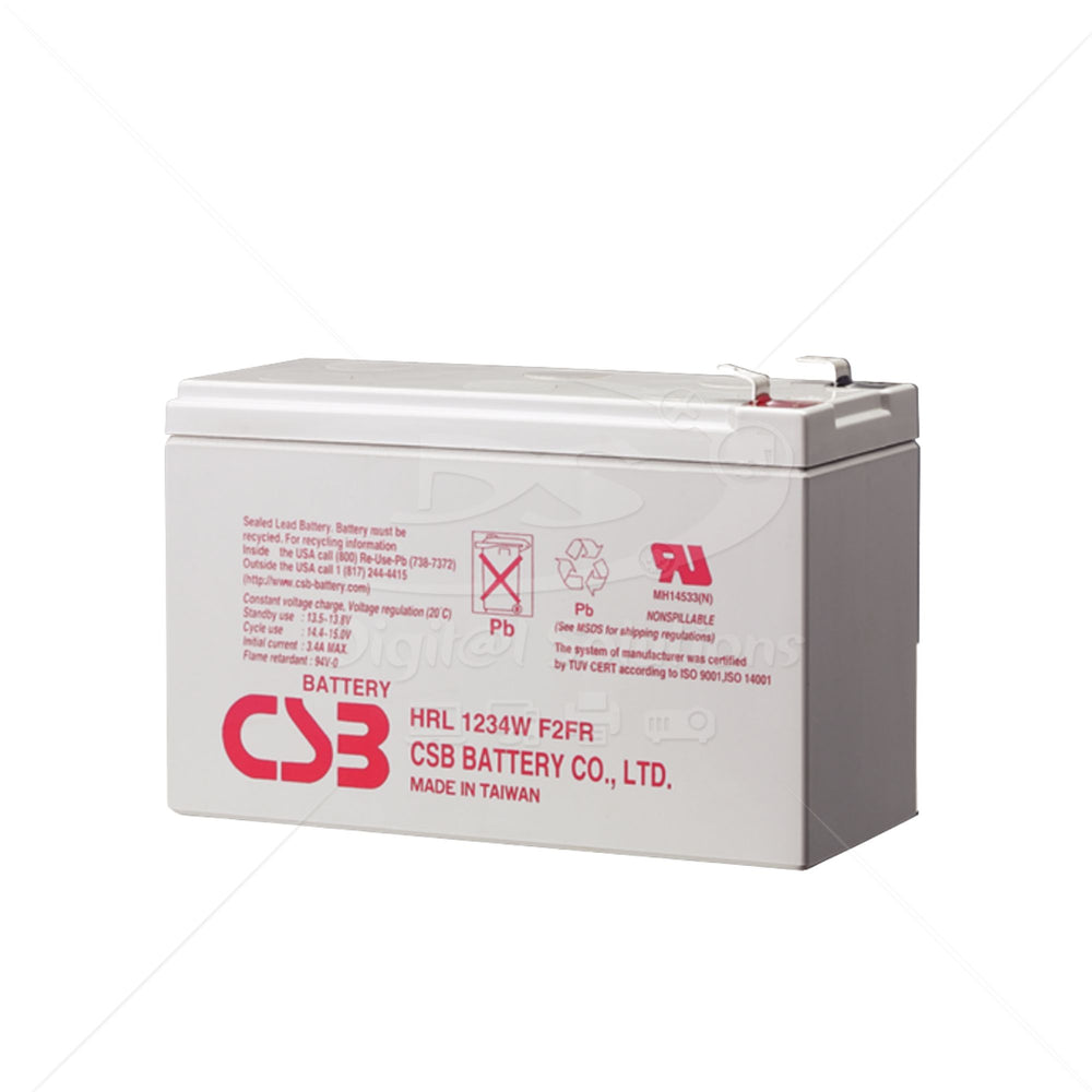 Batería CSB HRL 1234W F2FR 12V 9.0AH