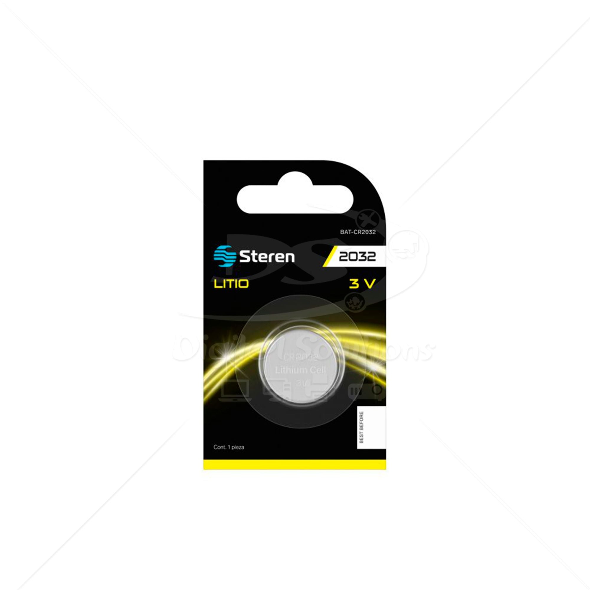 Bateria de litio Steren BAT-CR2032 3V