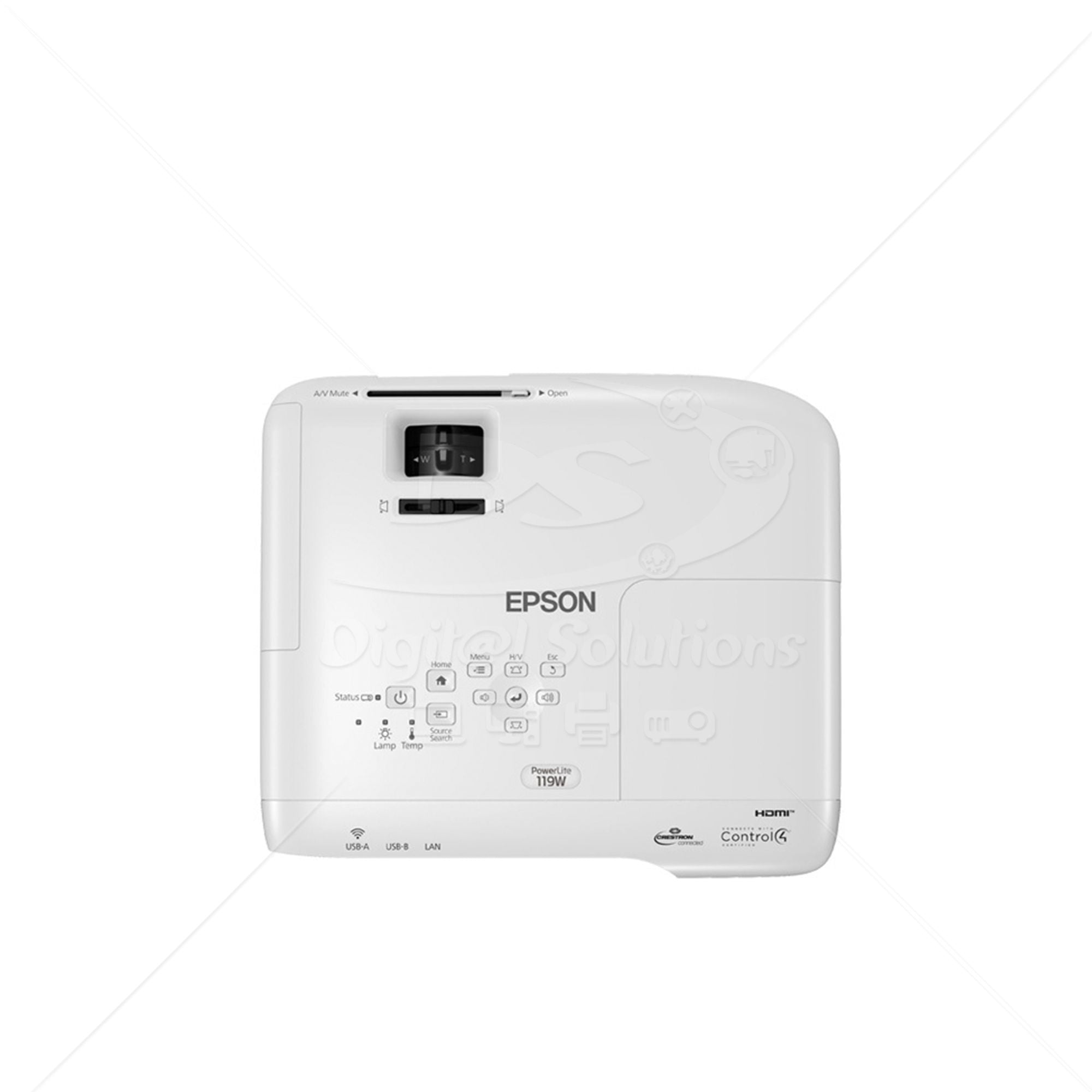 COMBO Proyector Epson PowerLite 119W 3LCD + TOMI SIMPLE 2 Pizarra Interactiva Digital