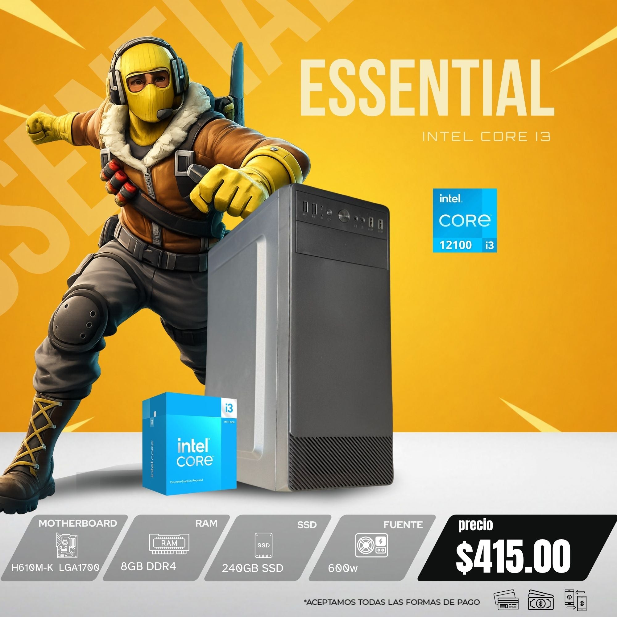 CPU Essential Intel Core i3 12va