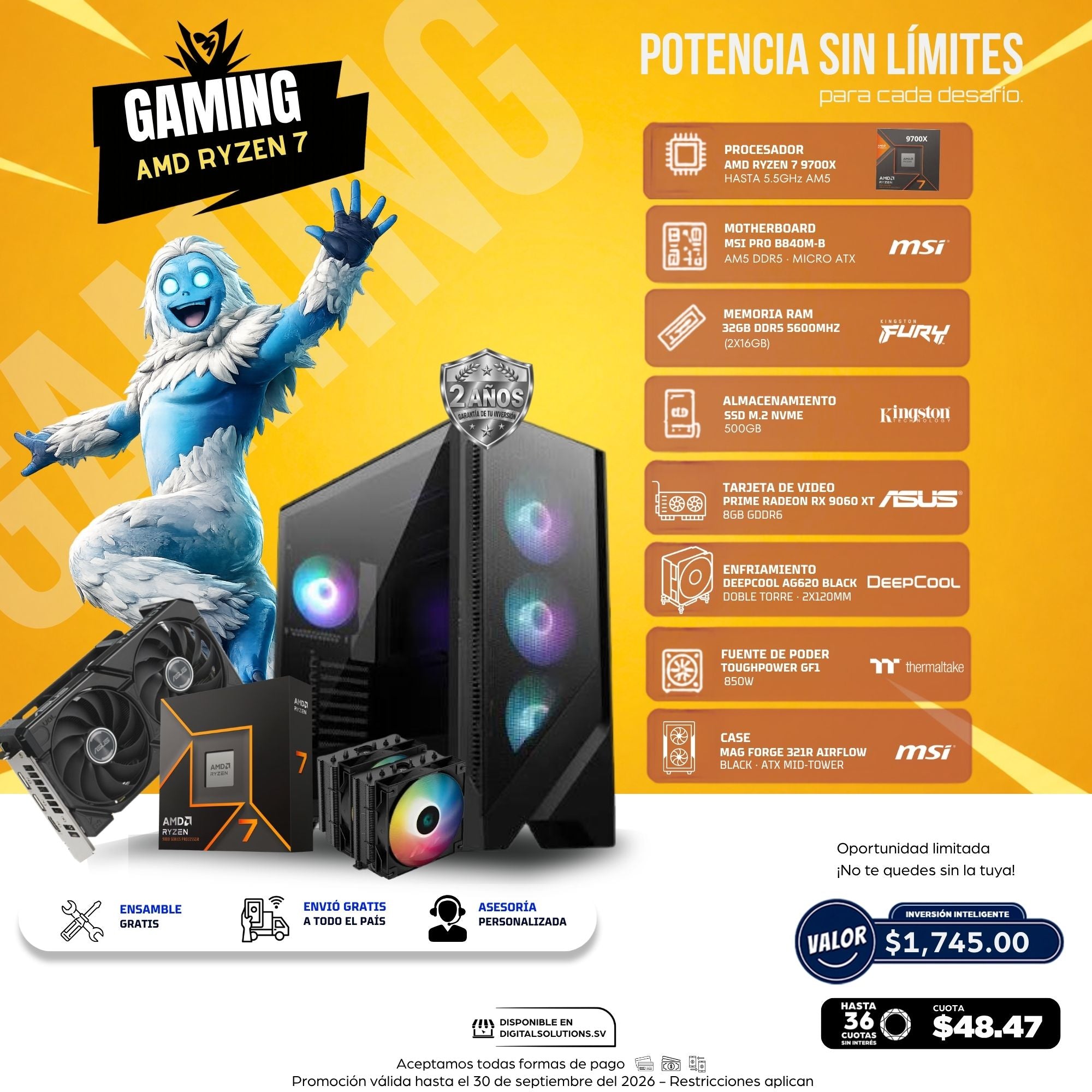 CPU Gaming AMD Ryzen 7 9na