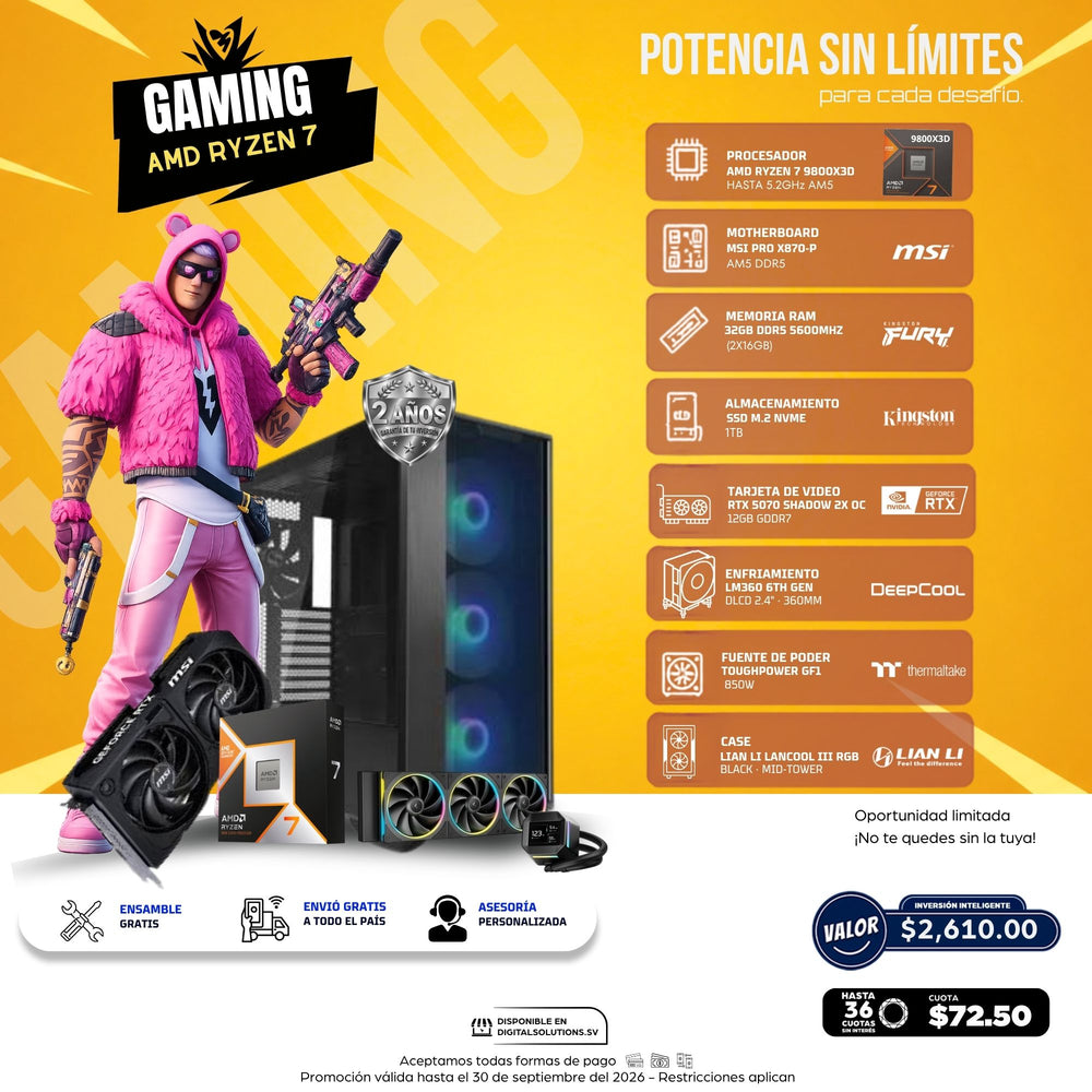 CPU Gaming AMD Ryzen 7 XD