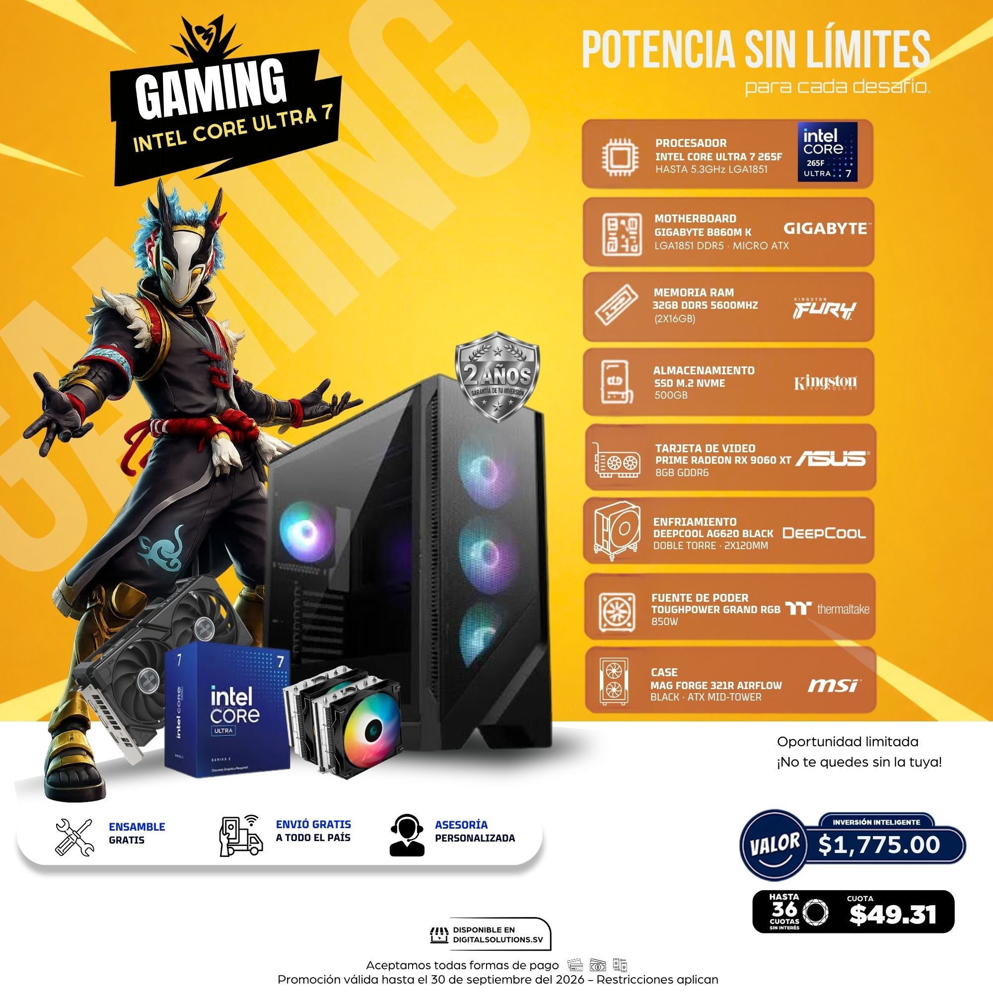 CPU Gaming Intel ULTRA 7