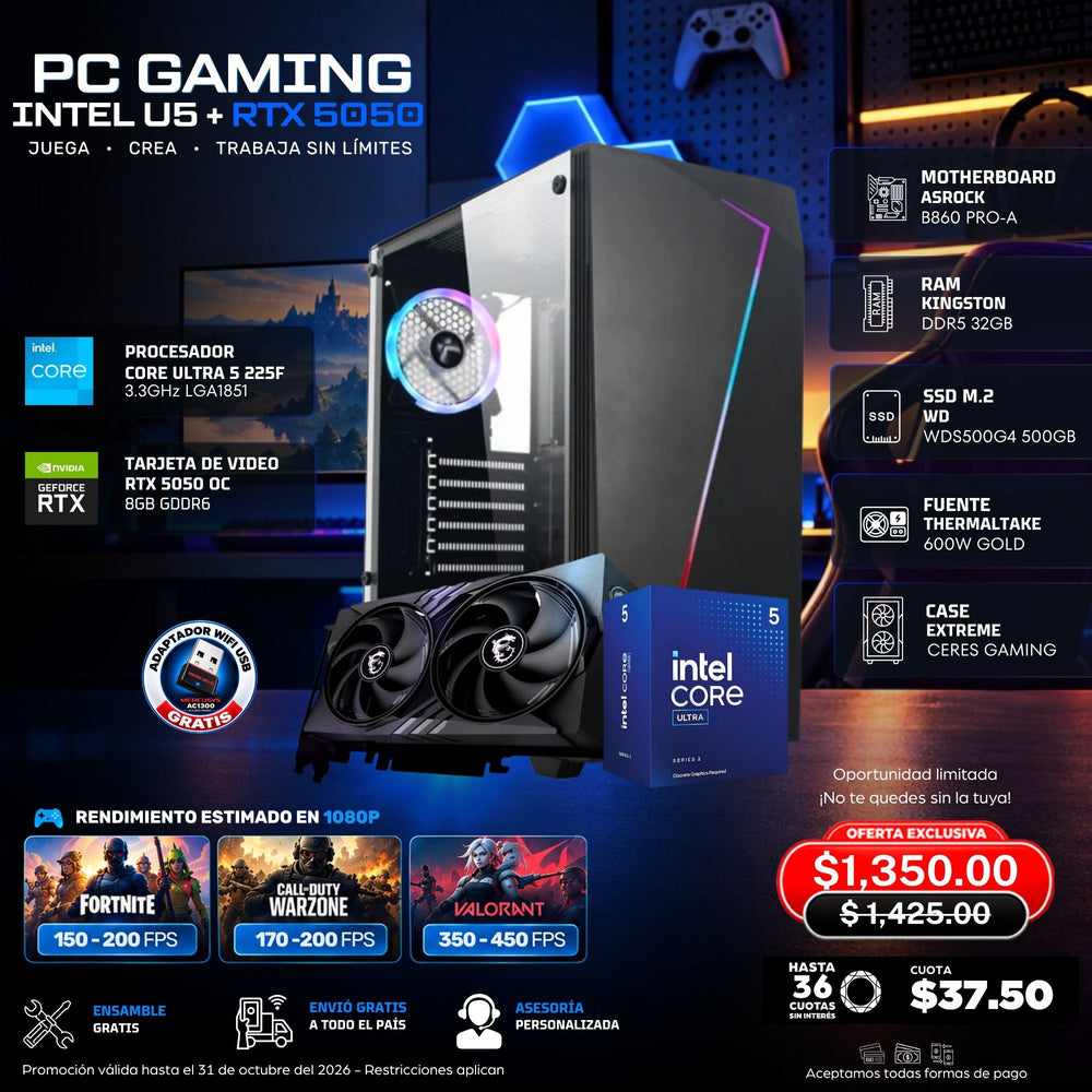 CPU Gaming Intel Ultra 5