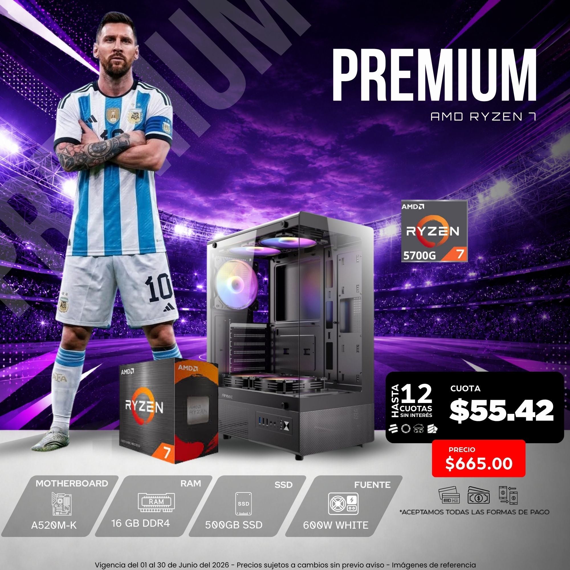 CPU Premium AMD RYZEN 7 5ta