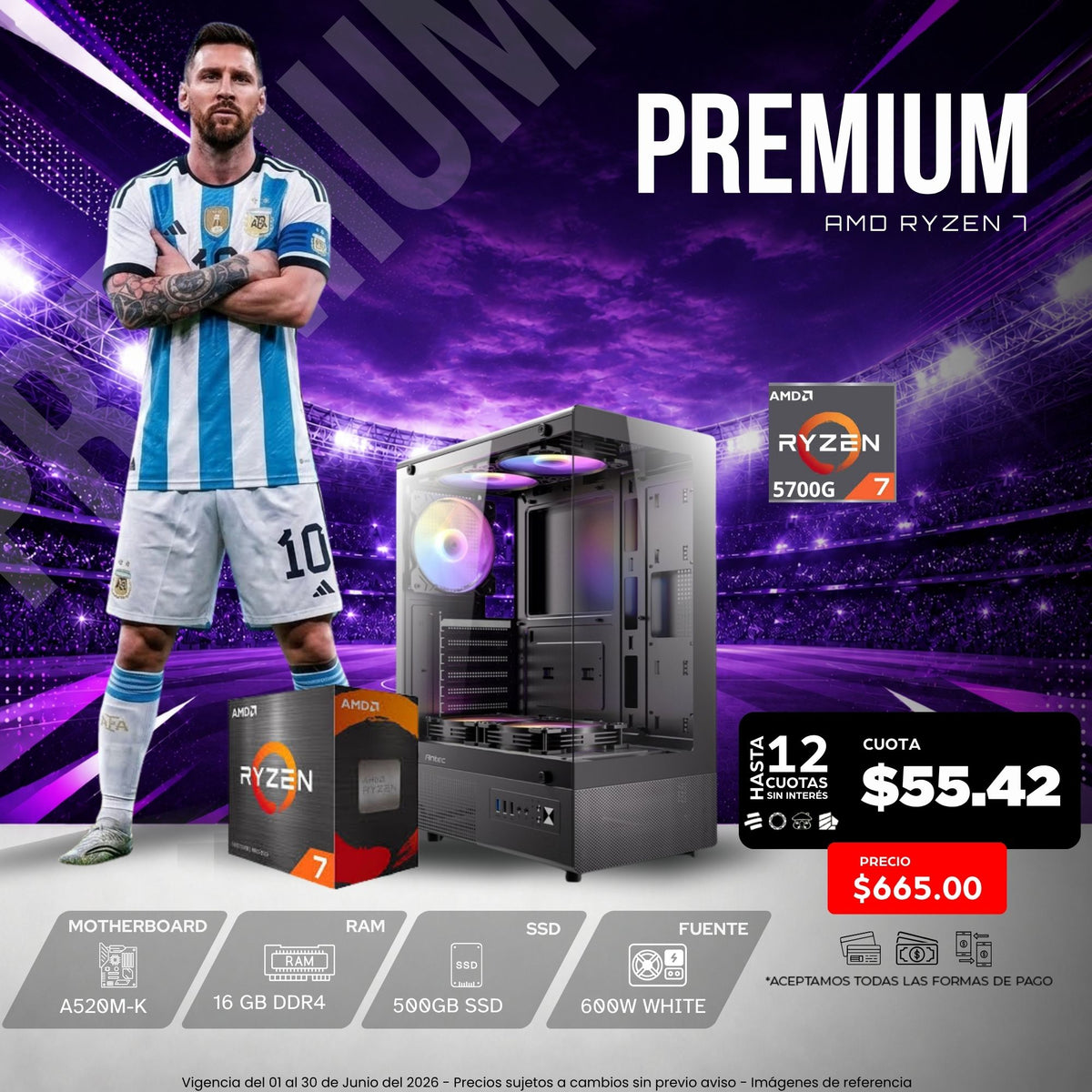CPU Premium AMD RYZEN 7 5ta
