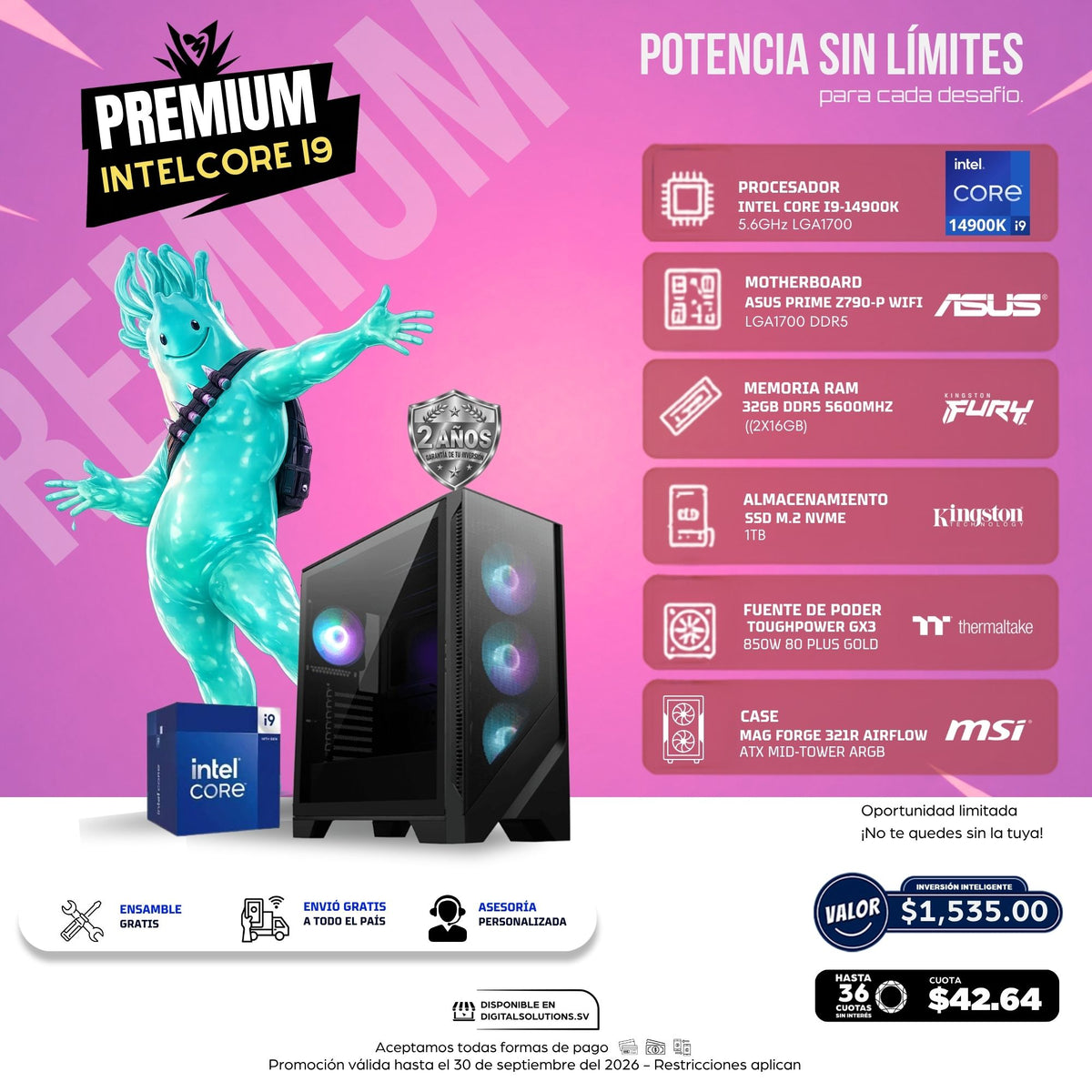 CPU Premium Intel Core i9 14va