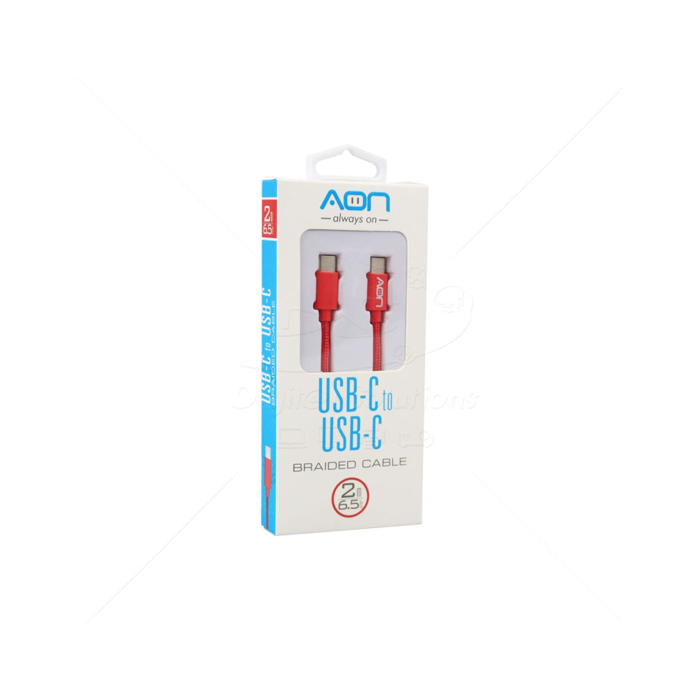 Cable AON USB-C a USB-C