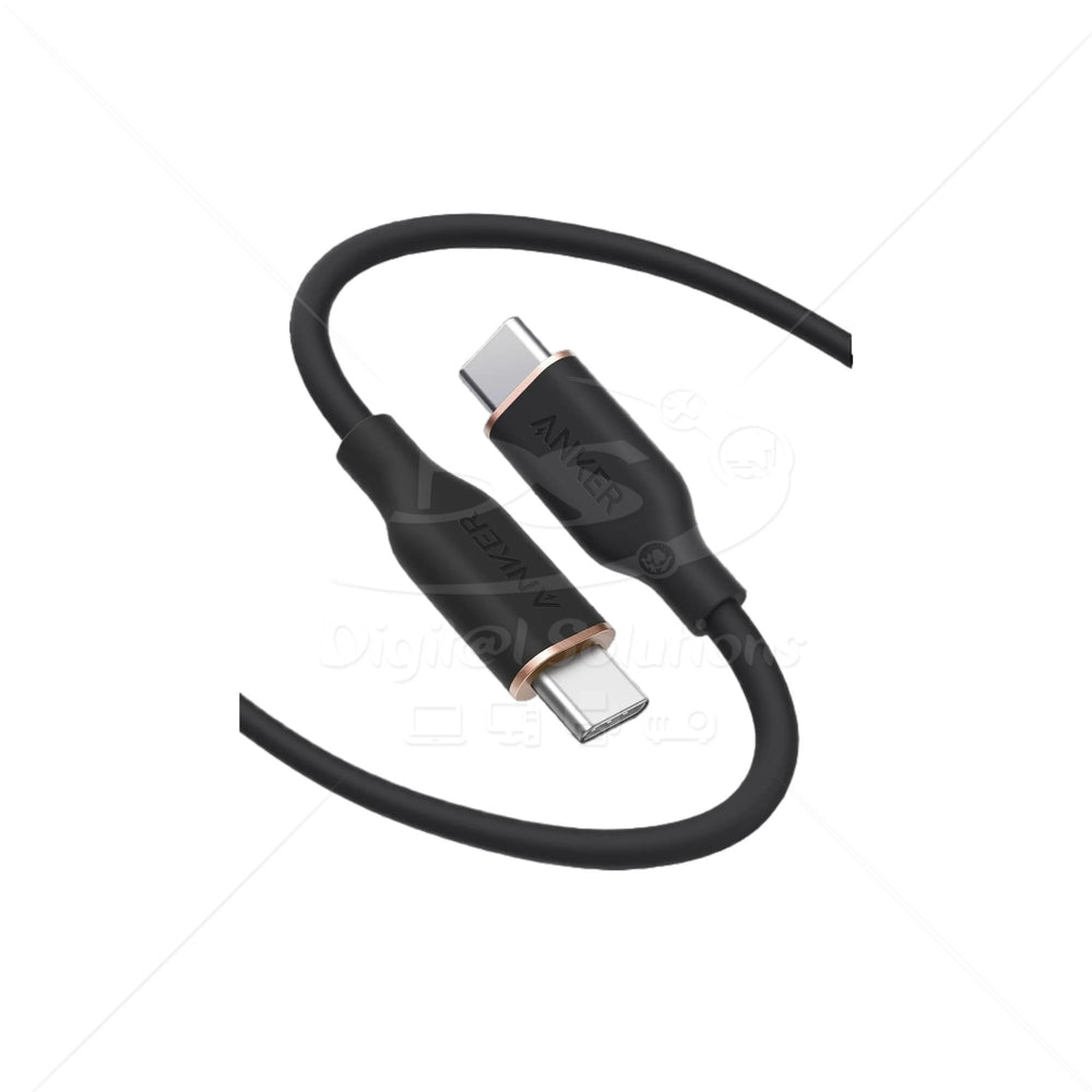 Cable USB C a USB C Anker A8553012 6FT 240W color Negro