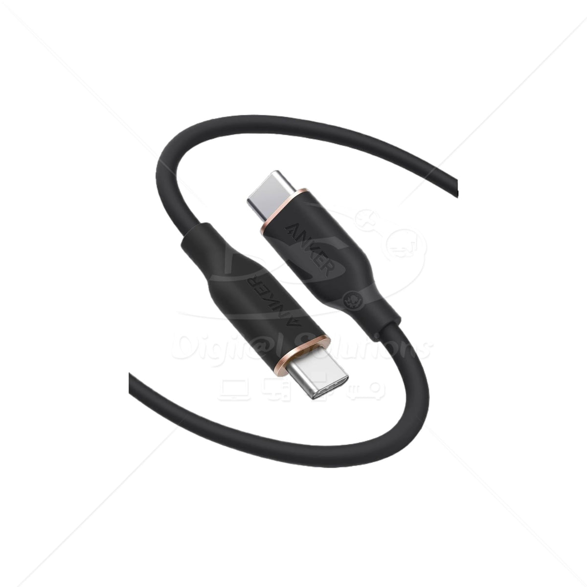 Cable USB C a USB C Anker A8553012 6FT 240W color Negro