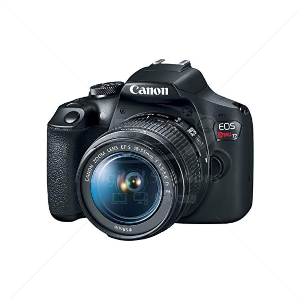 Cámara CANON EOS REBEL T7 con Lente EF-S 18-55 IS-II, incluye Estuche Gratis