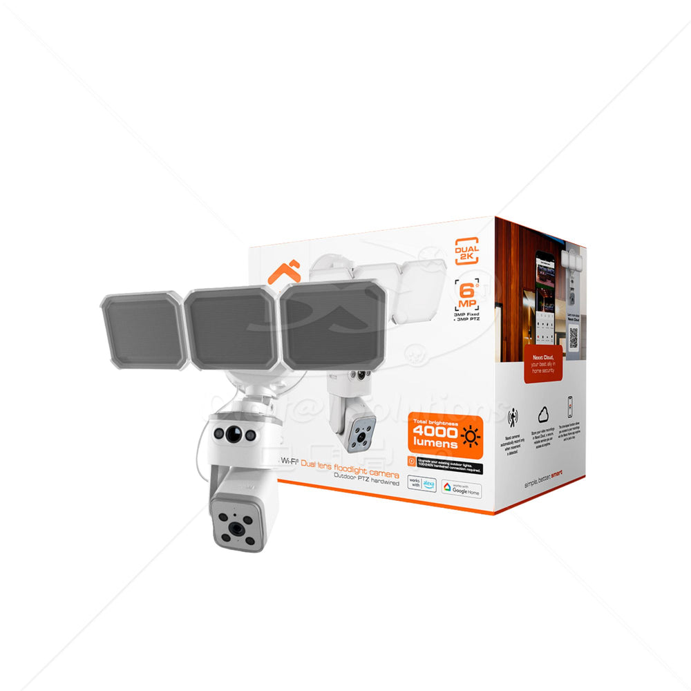 Cámara WiFi 6MP(3+3) NEXXT NHC-FP50DL Lente Dual con Reflector