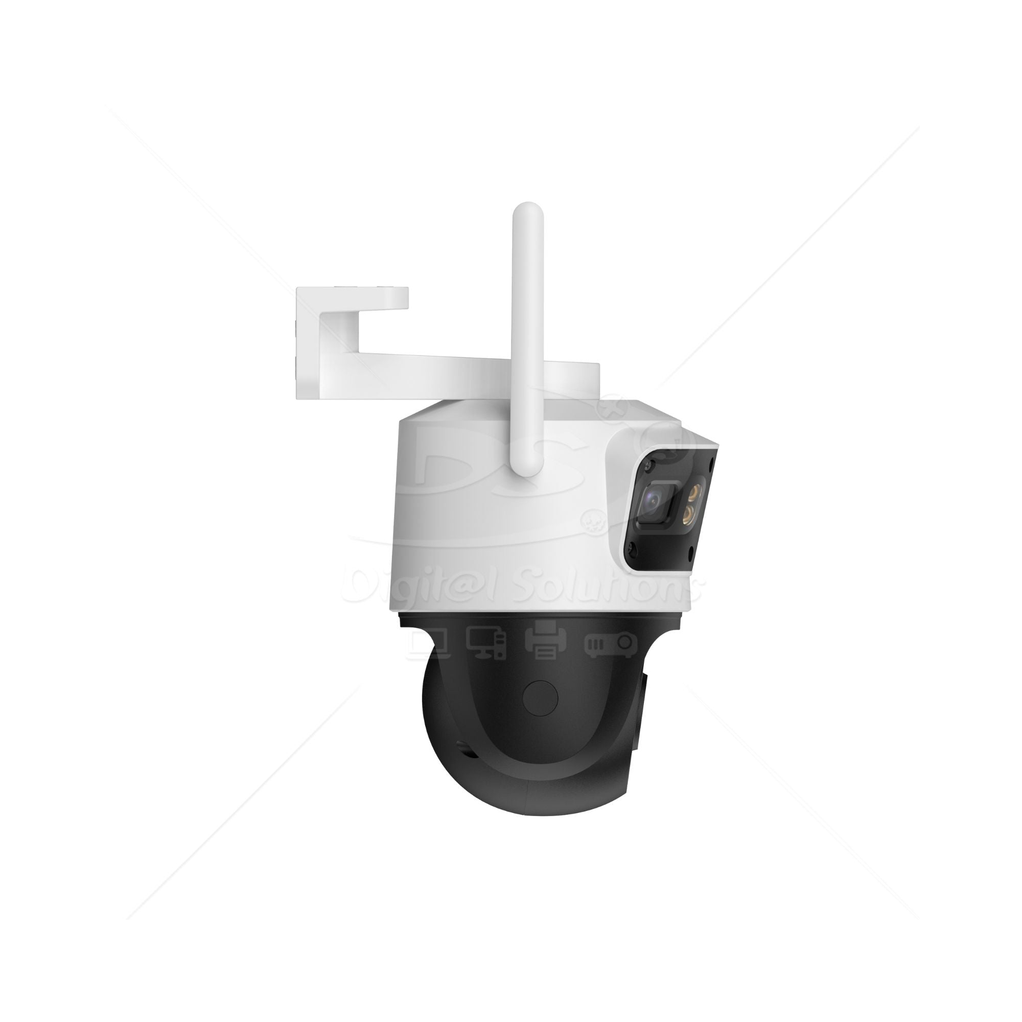 Cámara de Vigilancia WiFi Cruiser Triple 11MP(3+3+5MP), IPC-S7UN-11M0WED, WiFI 2.4GHz, LAN Fast Ethernet, IR: 30m Full Color