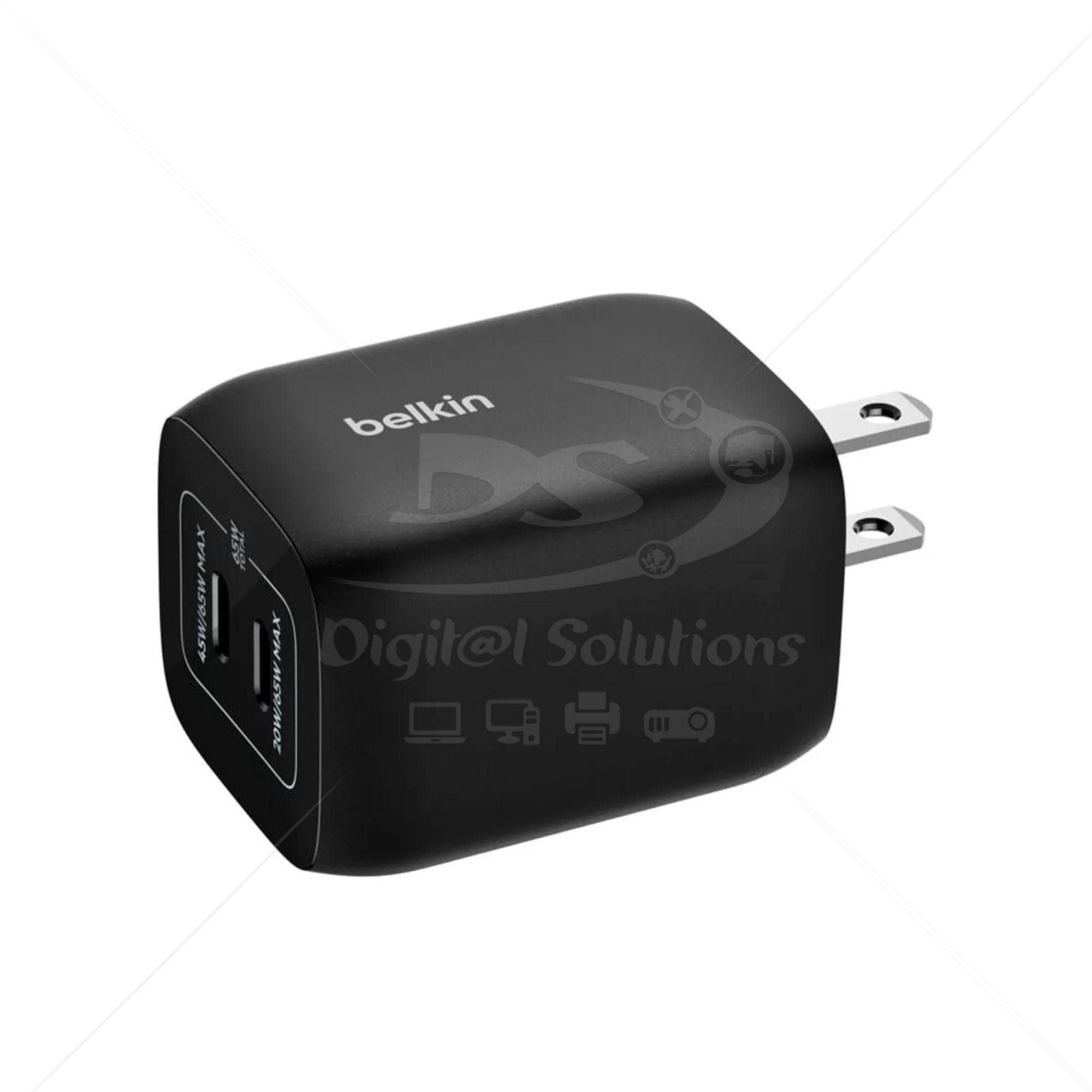 Cargador Belkin ENA007DQBK Dual USB-C 65W