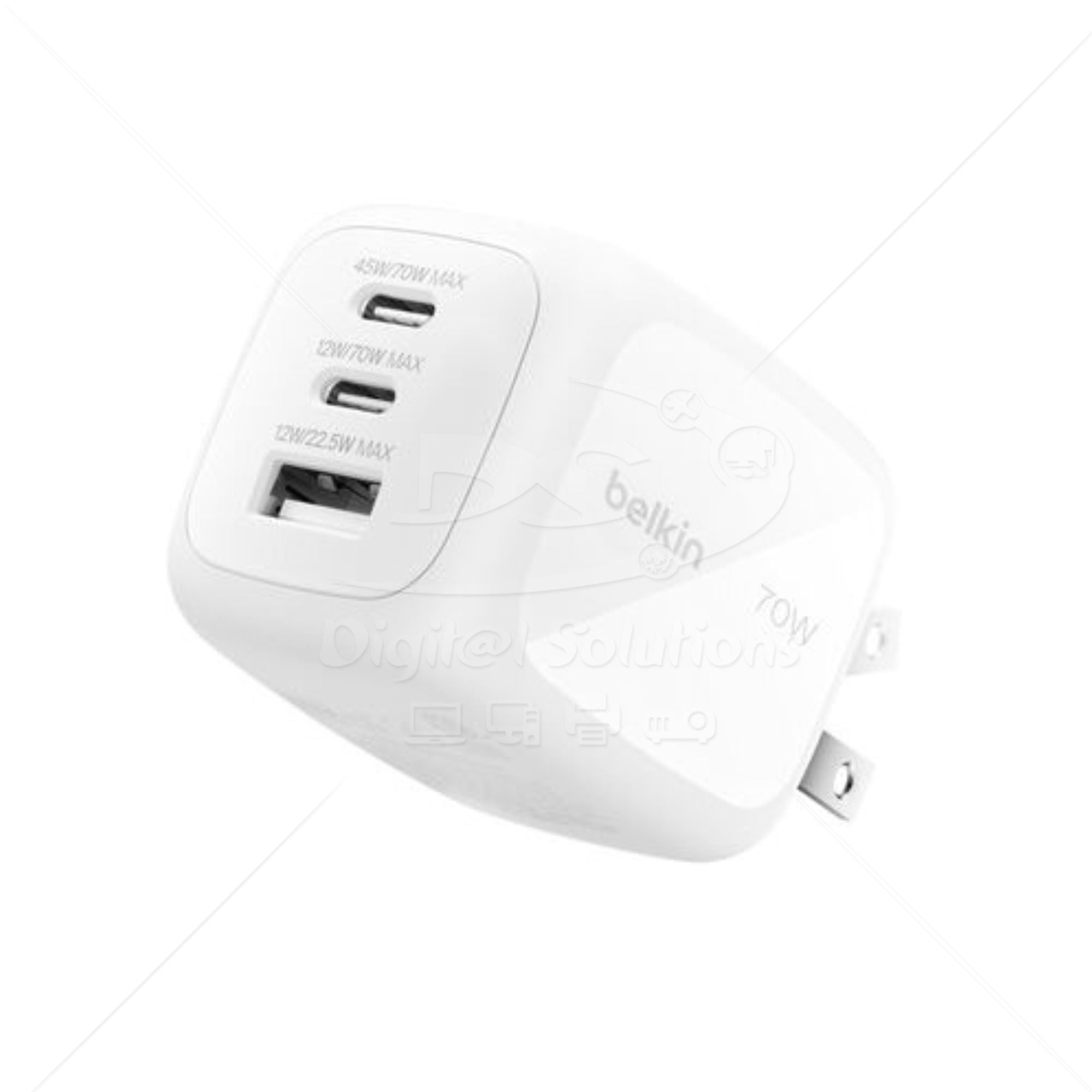 Cargador Belkin USB C WCH018DQ31052 70W
