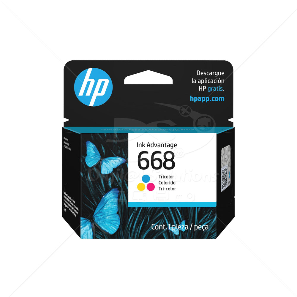Cartucho de Tinta HP 668 7FP36VL de colores
