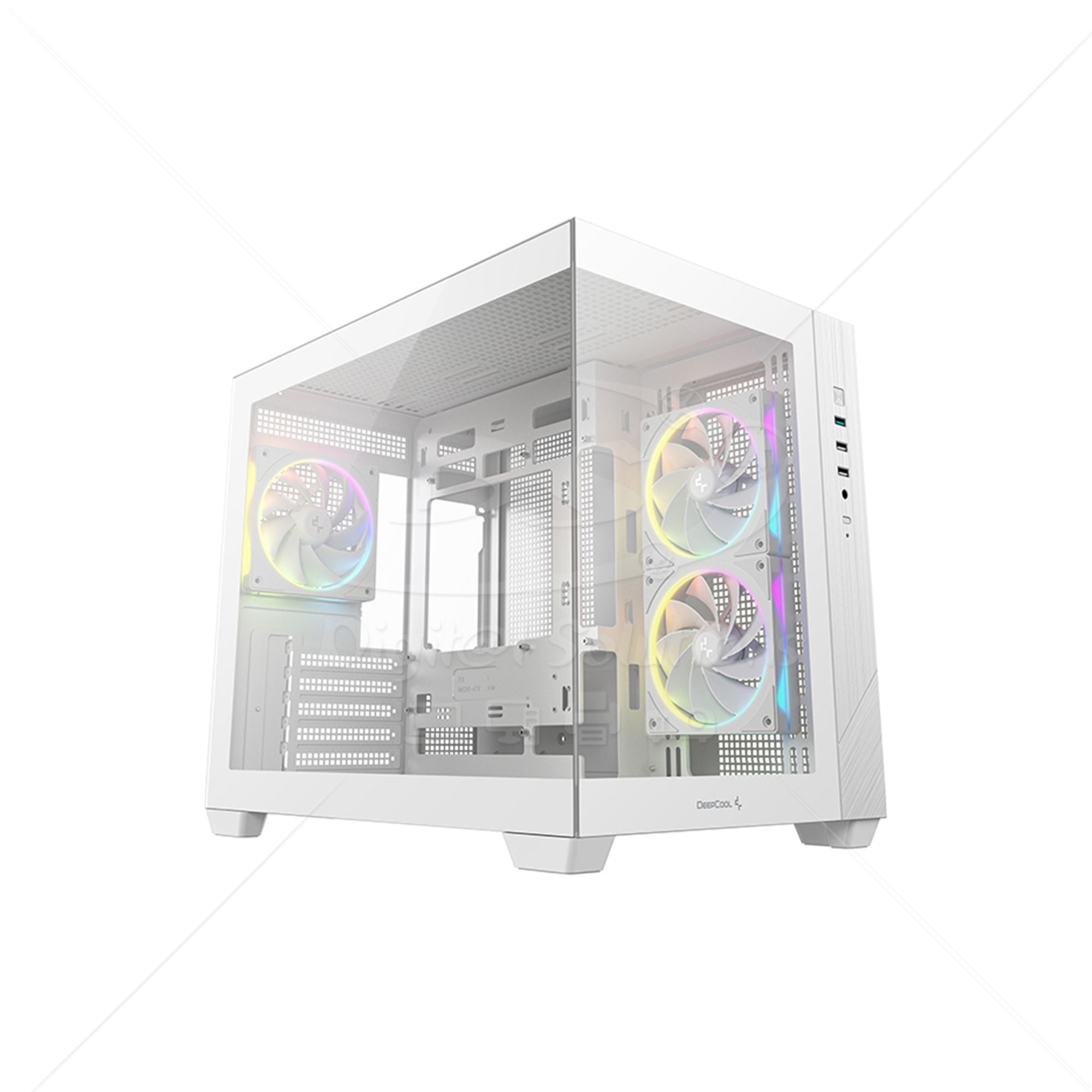 Case Deepcool CG330 3F Color Blanco MT