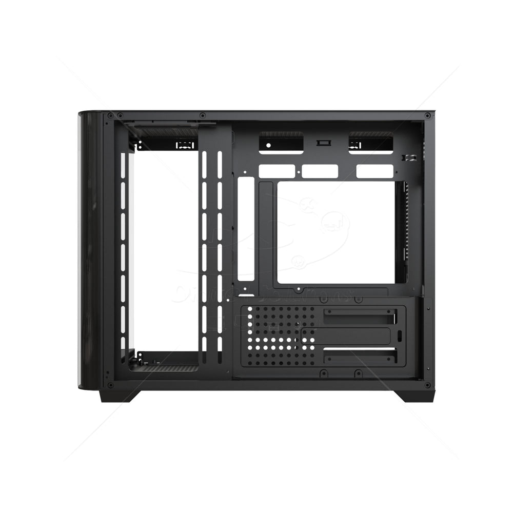 Case V Line Crystal U2M color Negro MID TOWER 3 FAN 120MM