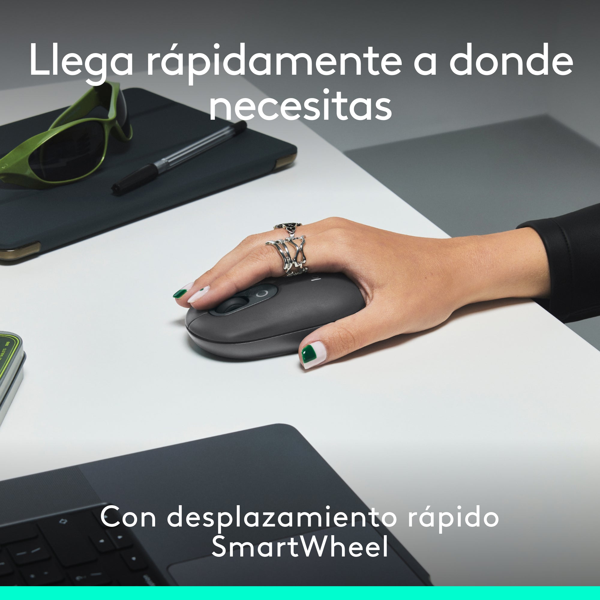 Combo teclado y mouse Logitech POP Icon
