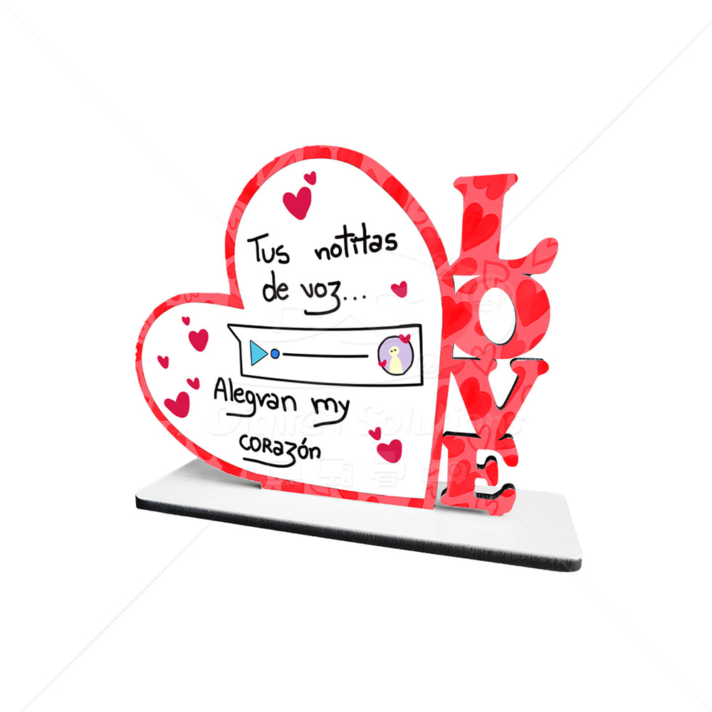 Cuadro MDF Love