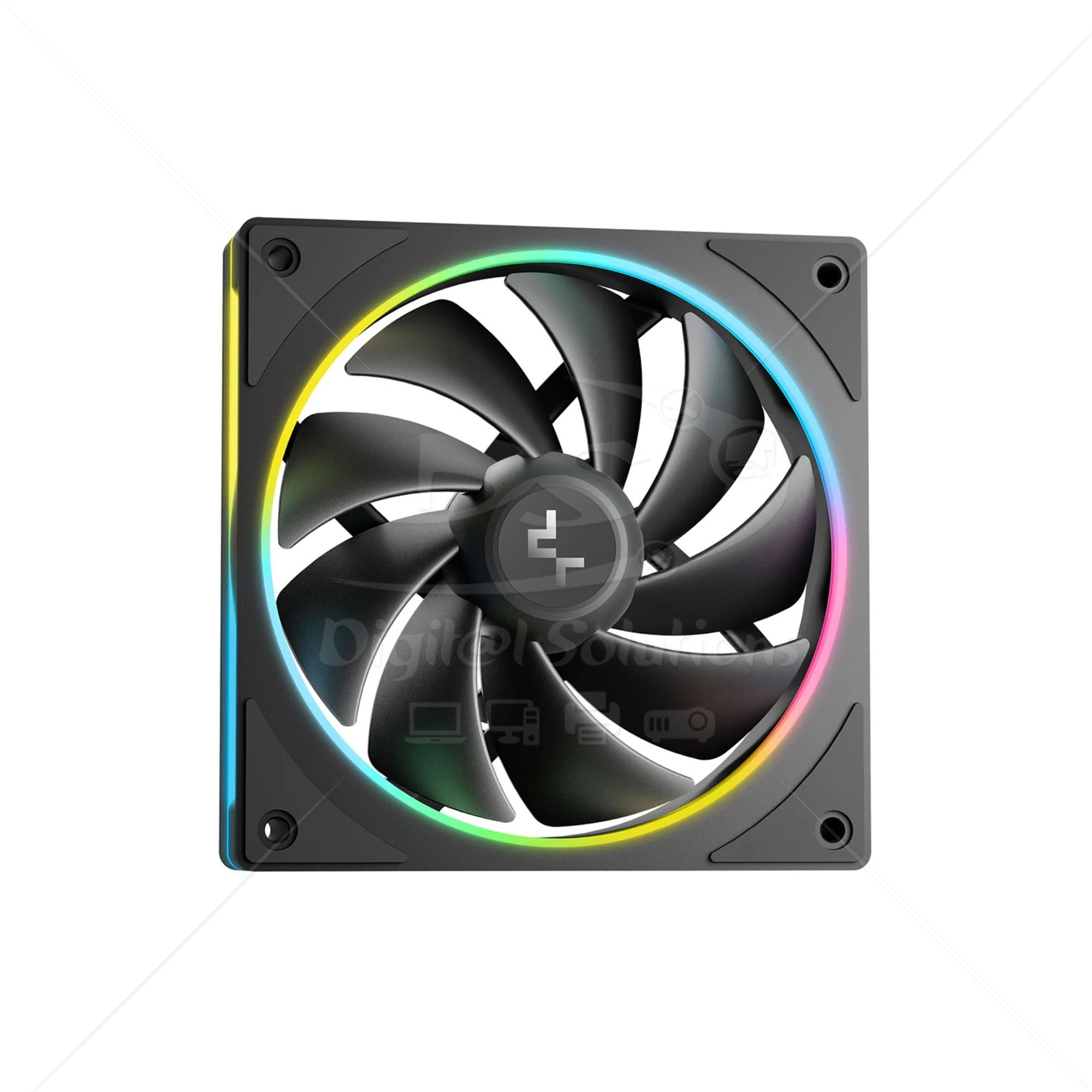 Enfriamiento Liquido DEEPCOOL LM240 color Negro 6TH GEN ARGB LCD 2.4PLG