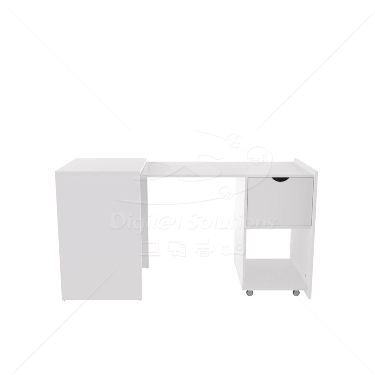 Escritorio XTECH XTF-CD210 color blanco Plegable