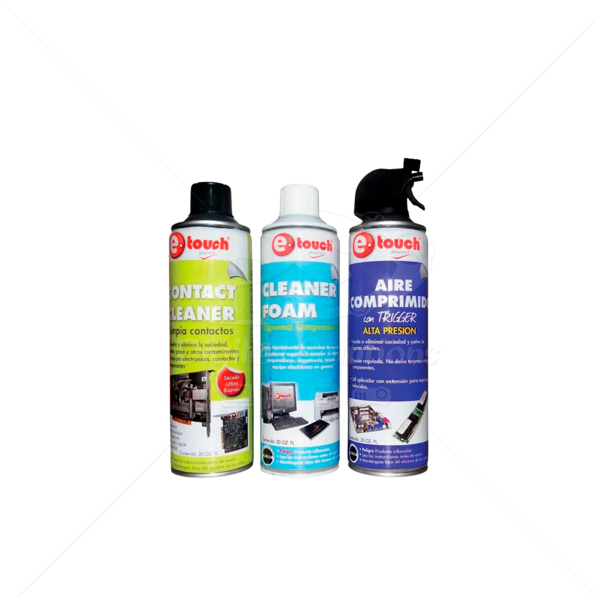 Espuma Etouch Limpieza Tri Pack