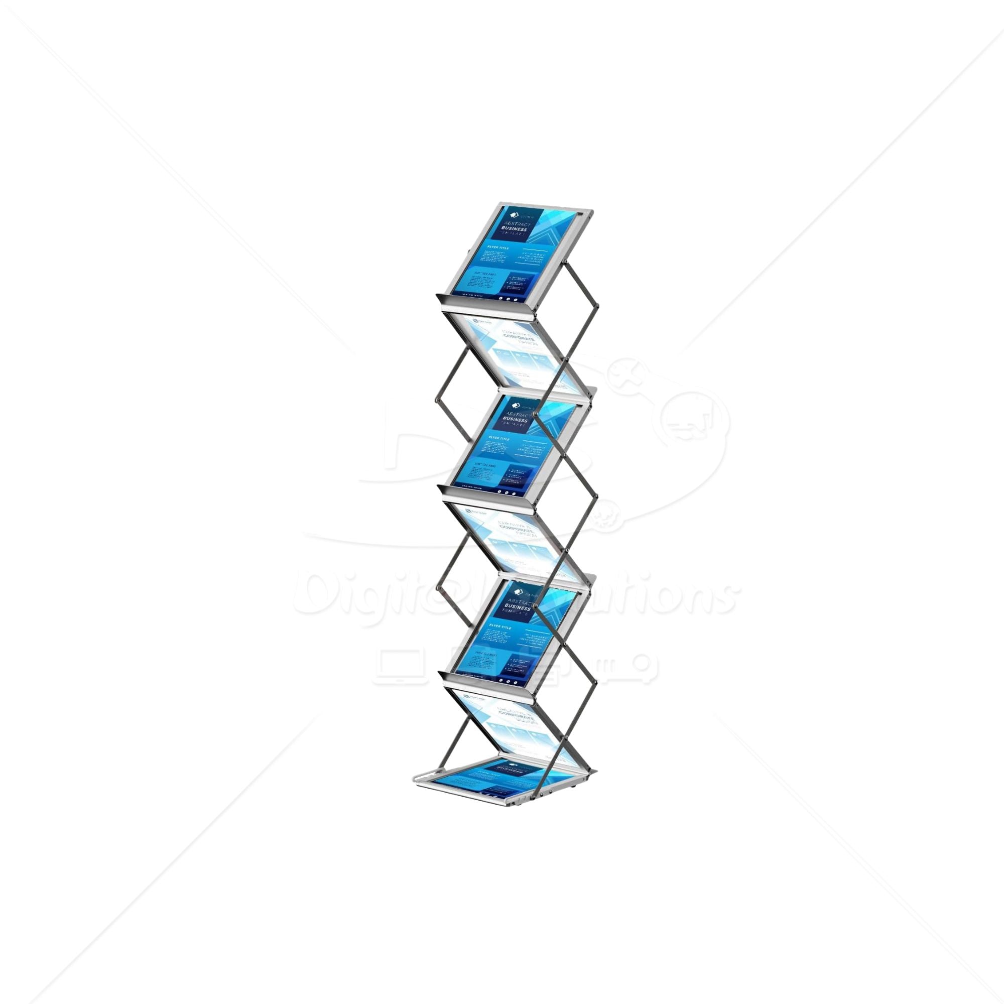 Estante de Metal Plegable para Folletos y Catálogos