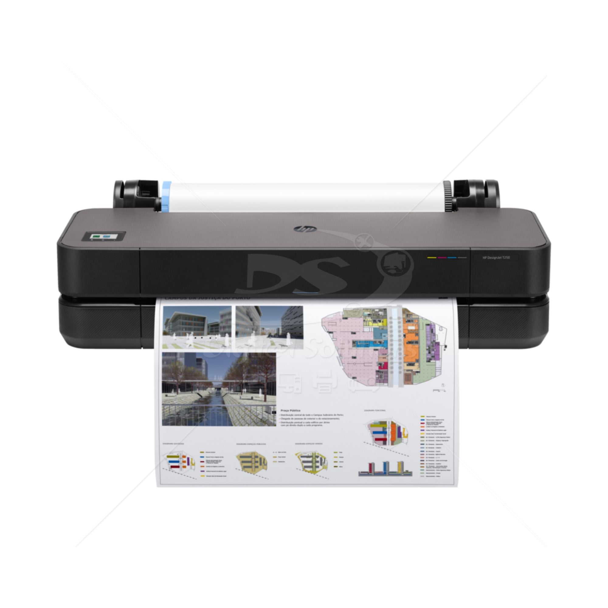 Impresora Plotter HP DesignJet T250 24, impresión a color, Wi‑Fi, USB y Ethernet