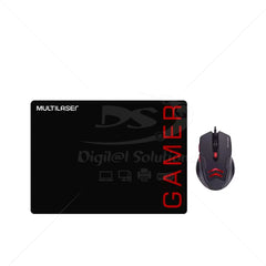 Kit Mouse + Mouse Pad Multilaser GM-306