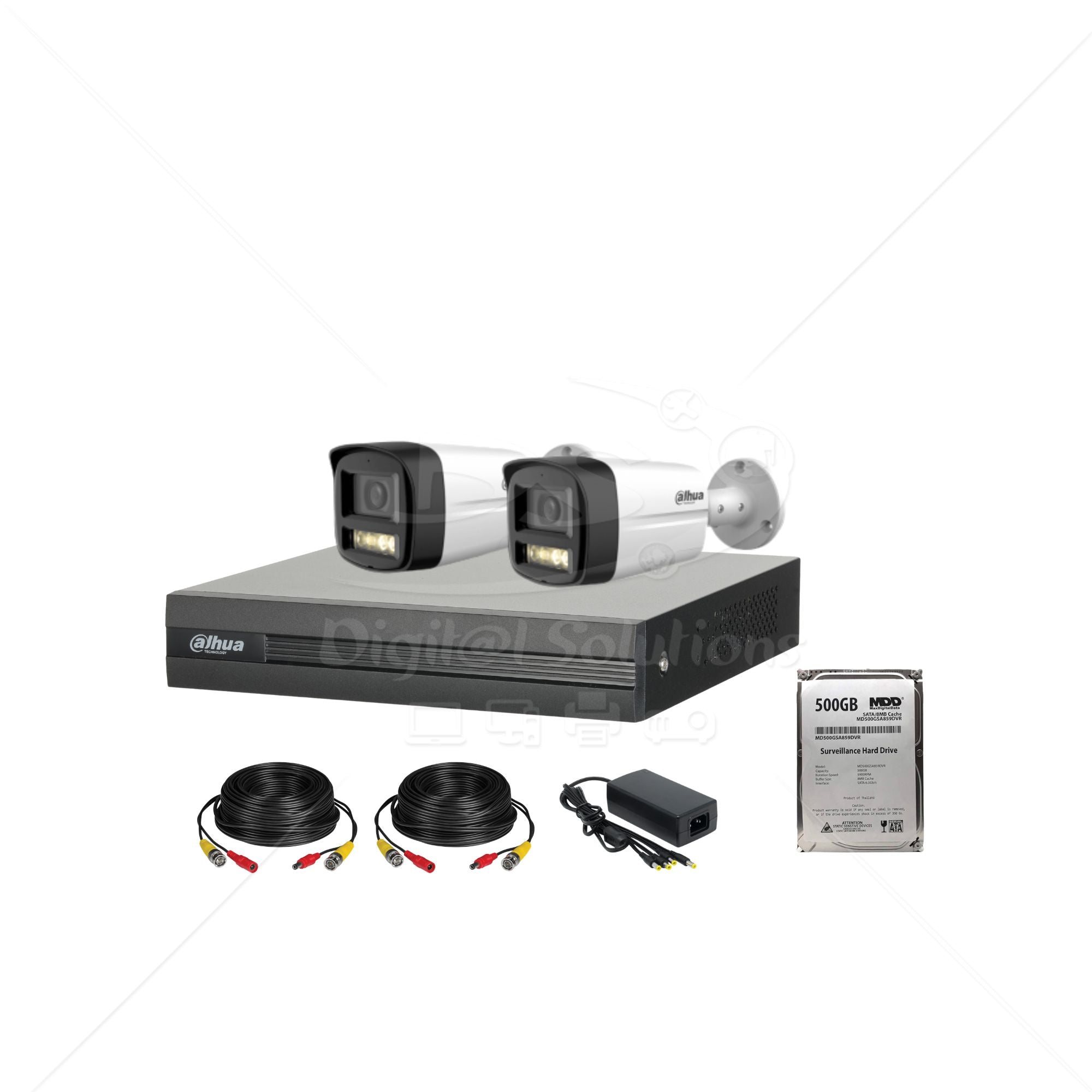 Kit de 2 cámaras audio doble vía 5MP (3K)