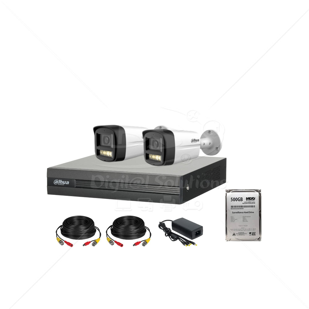 Kit de 2 cámaras audio doble vía 5MP (3K)