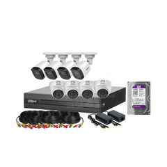 Kit de 8 cámaras audio doble vía 5MP (3K)