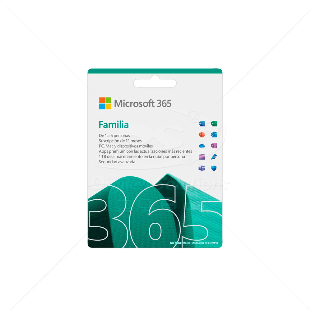 Licencia Microsoft Office 365 Family