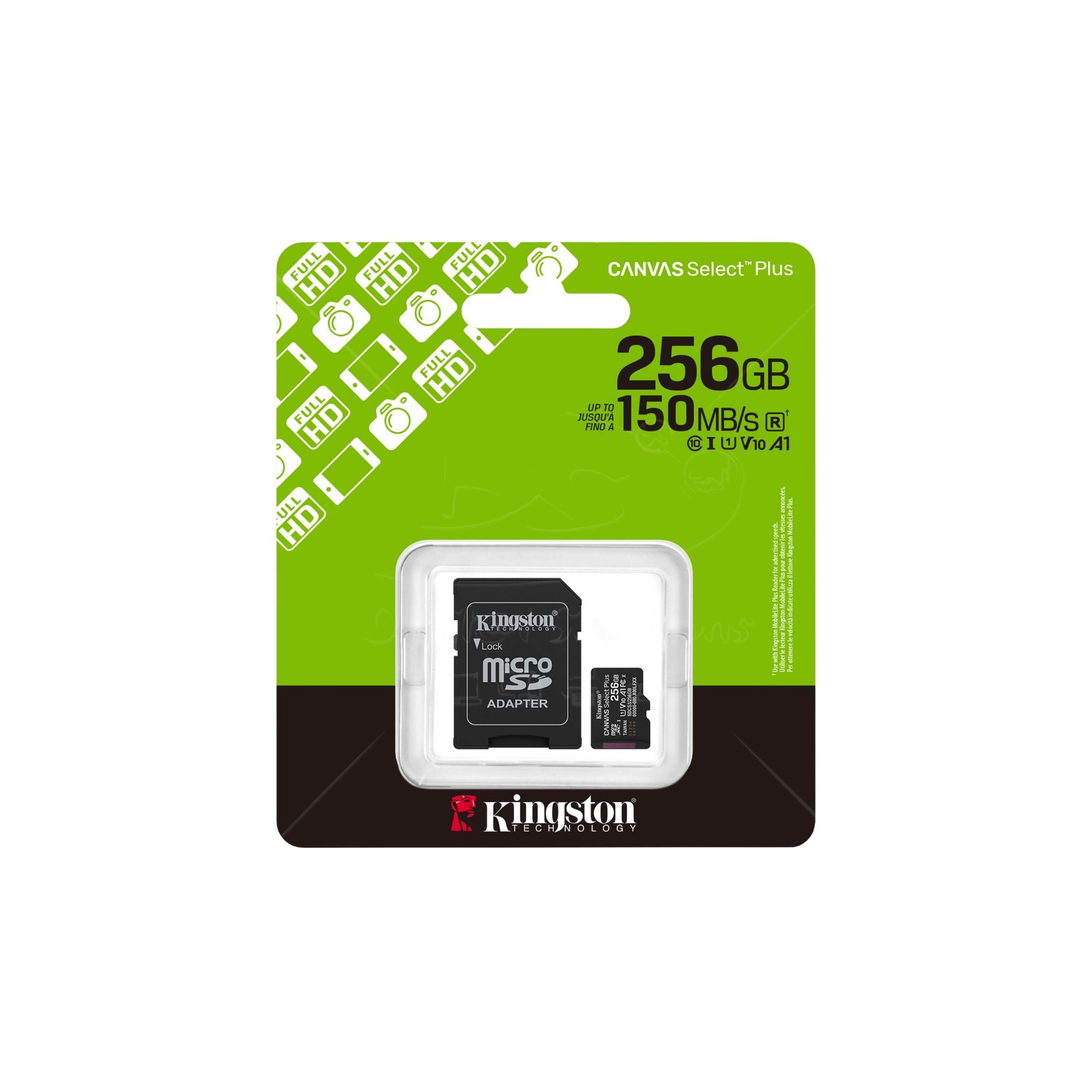 Memoria MicroSD KINGSTON SDCS3 de 256GB