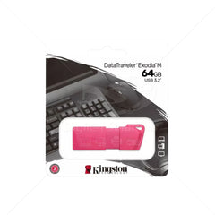 Memoria USB Kingston Rosa Neón