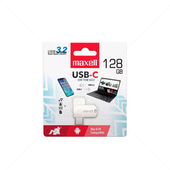 Memoria USB Maxell 128GB OTG USBC Y USB 3.2