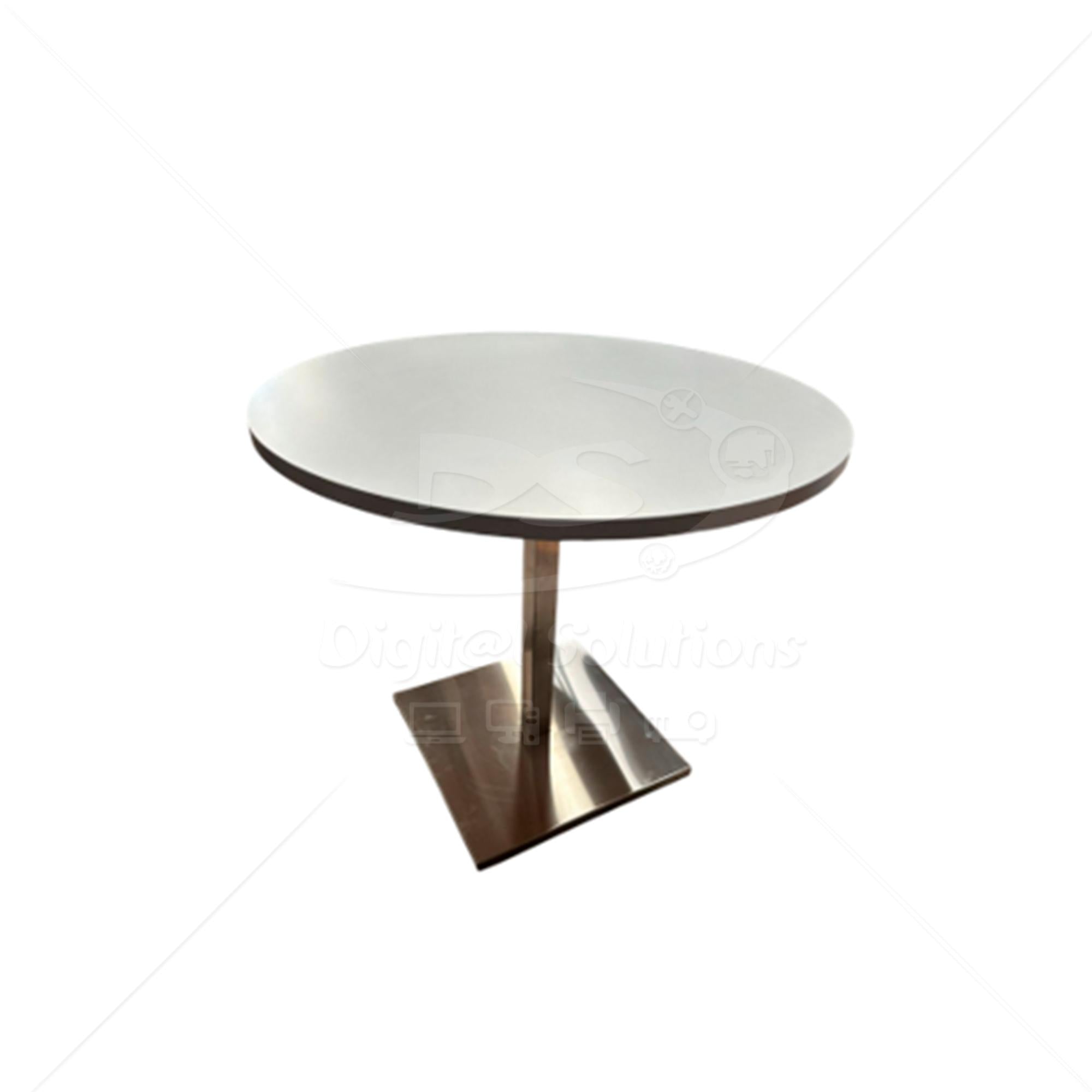 Mesa Base Cuadrada Acero inoxidable 90D MC P-39678-03 Gry/Gry